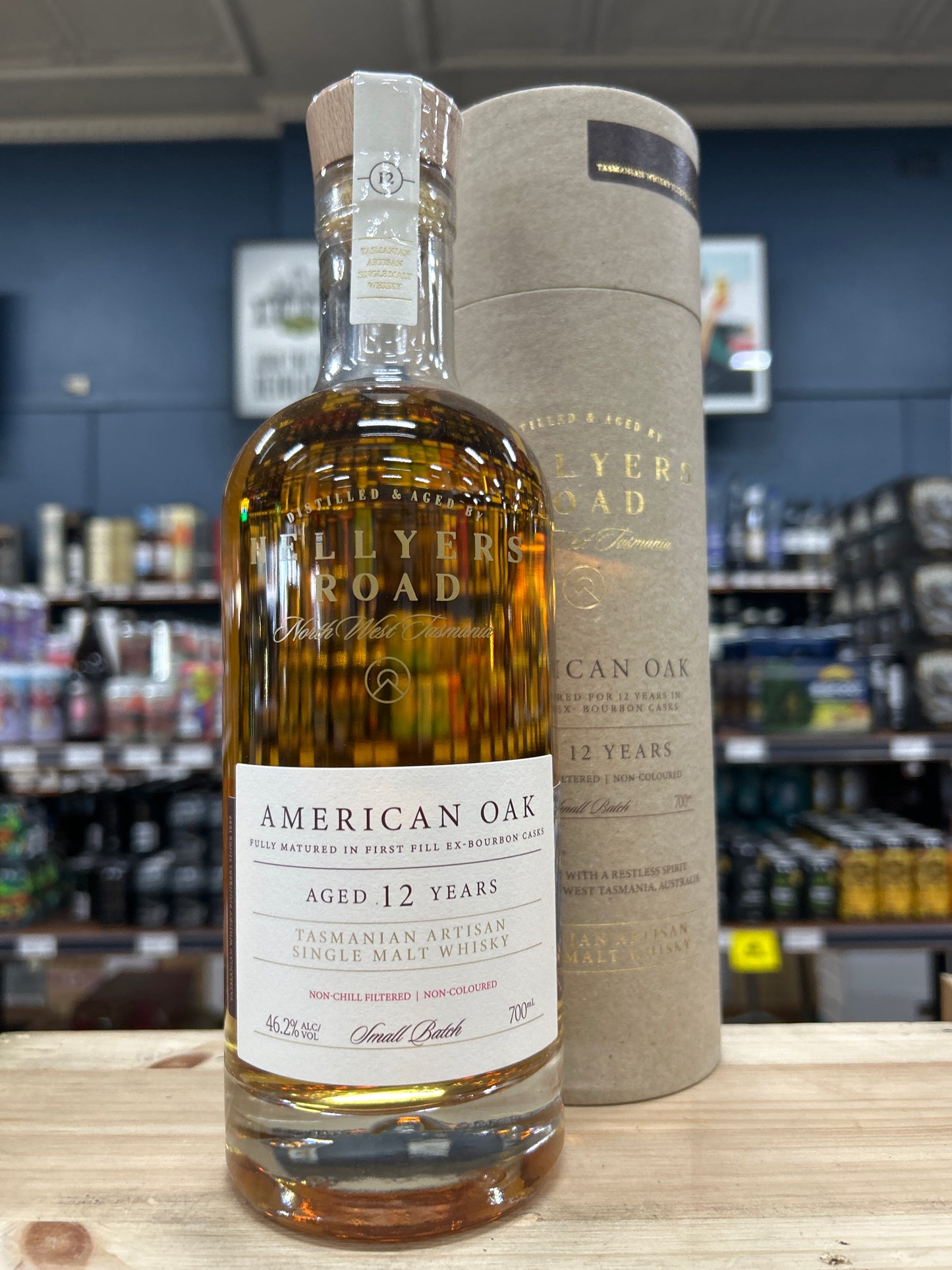 Hellyers Road 12Yr Old American Oak Whisky 700ml