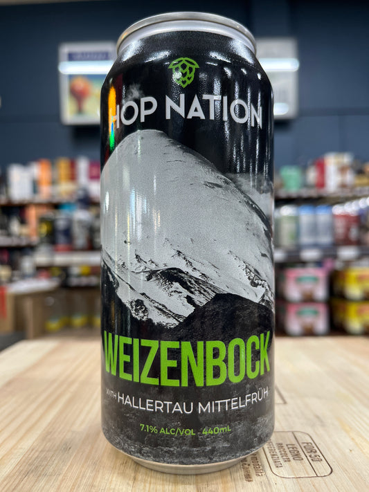Hop Nation Weizenbock With Hallertau Mittelfruh 440ml Can