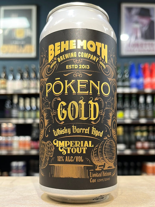 Behemoth Pokeno Gold Whisky BA Imperial Stout 440ml Can