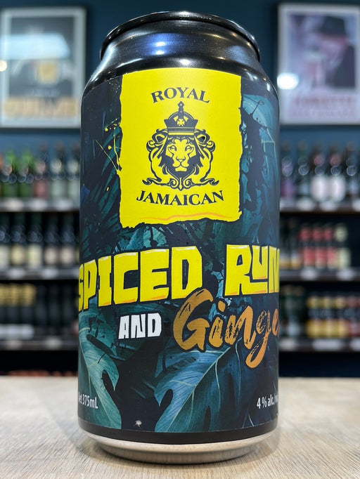 Royal Jamaican Spiced Rum Ginger Beer 375ml Can