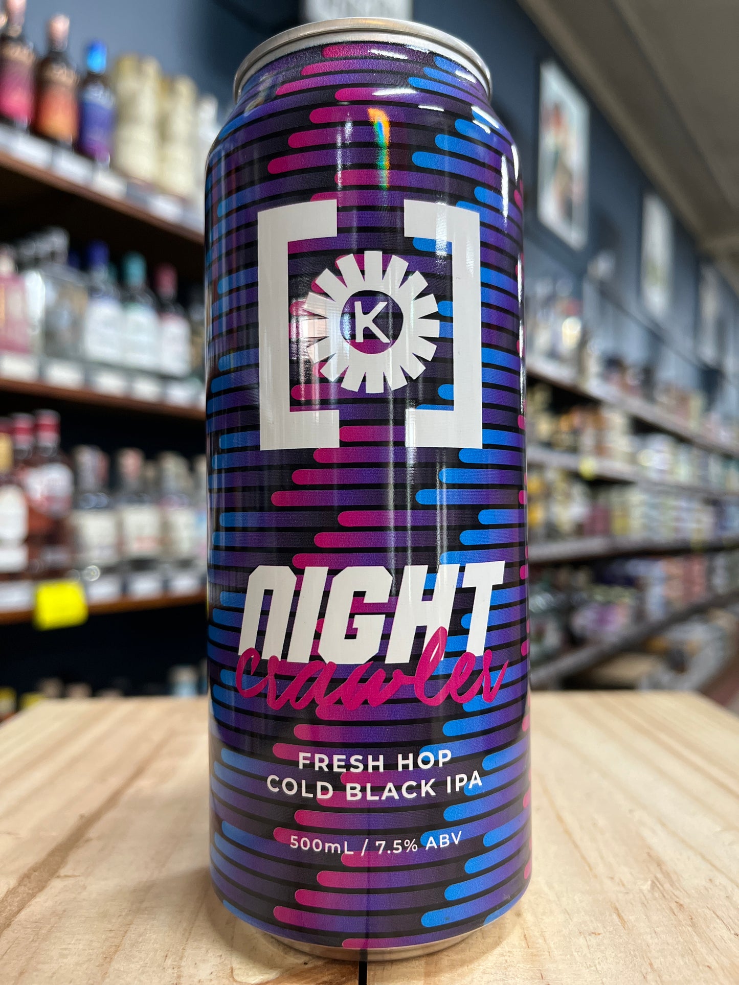 Working Title Night Crawler Fresh Hop Black IPA 500ml Can