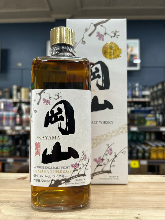 Okayama Triple cask Single Malt Whisky 700ml