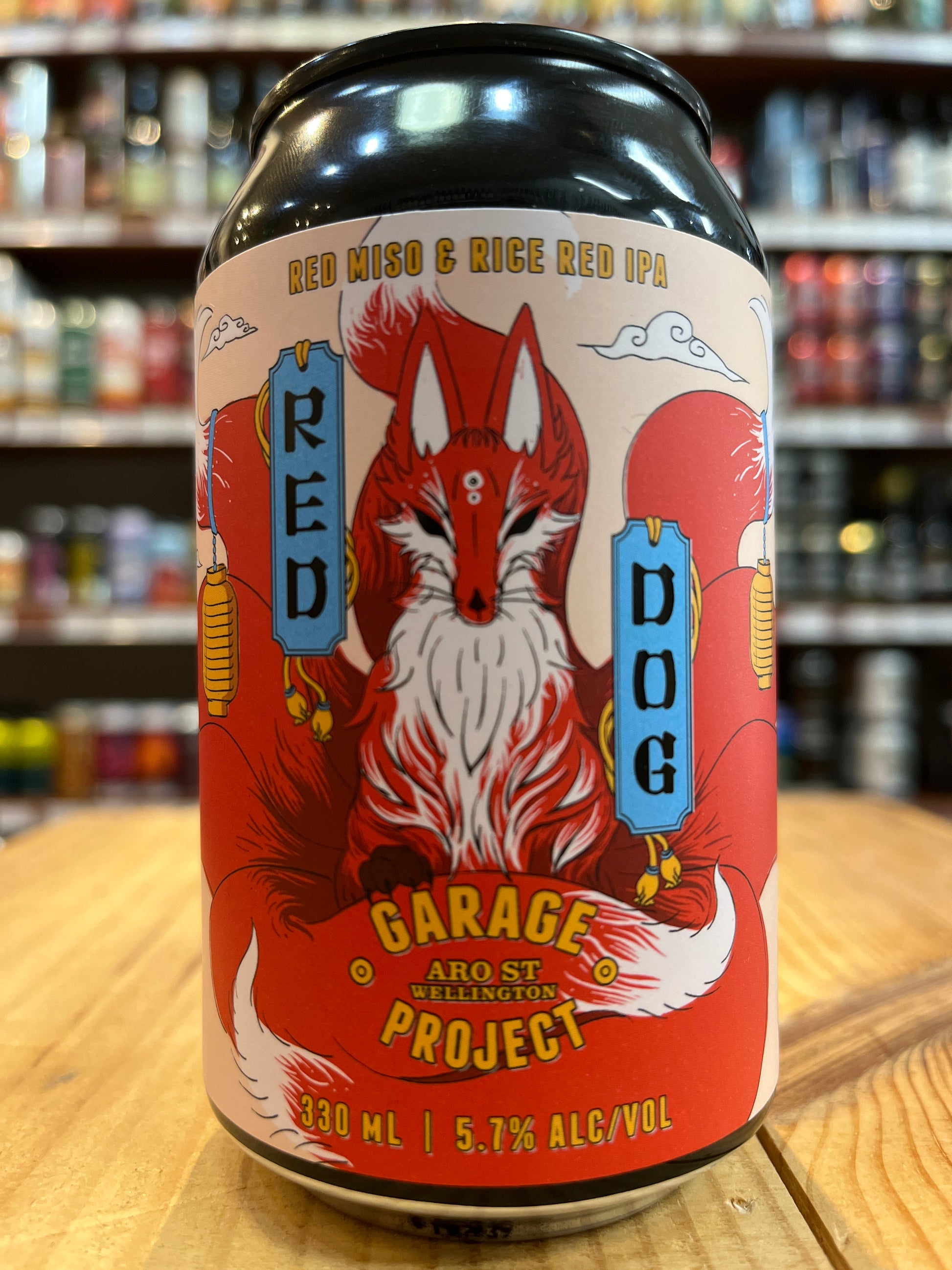 Garage Project Red Dog Red Miso And Rice Red IPA 330ml Can – Purvis Beer