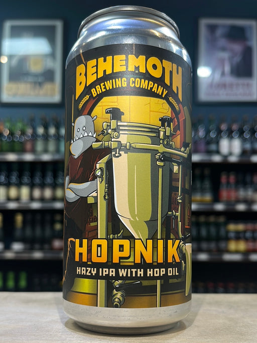Behemoth Hopnik Hazy IPA With Hop Oil 440ml Can