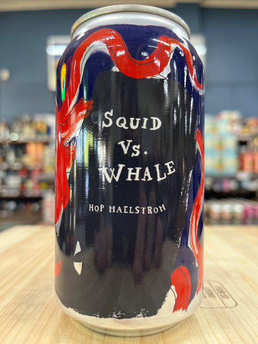 Sailors Grave Squid vs Whale Hazy IPA 355ml Can