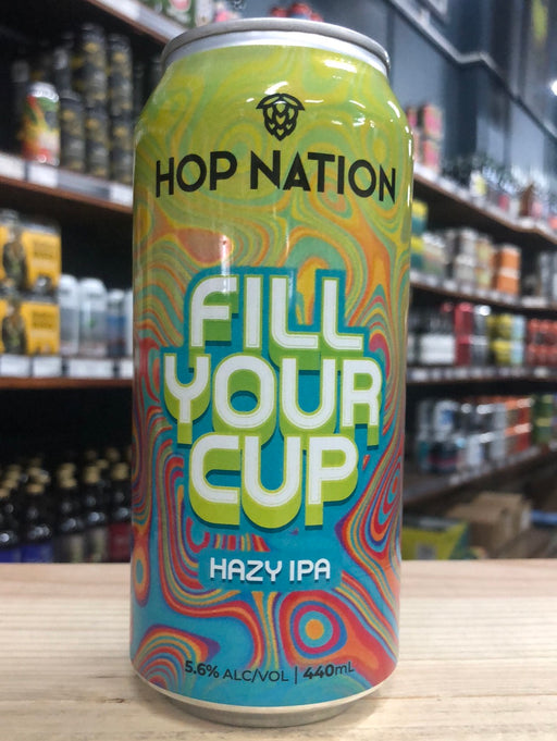 Hop Nation Fill Your Cup Hazy IPA 440ml Can