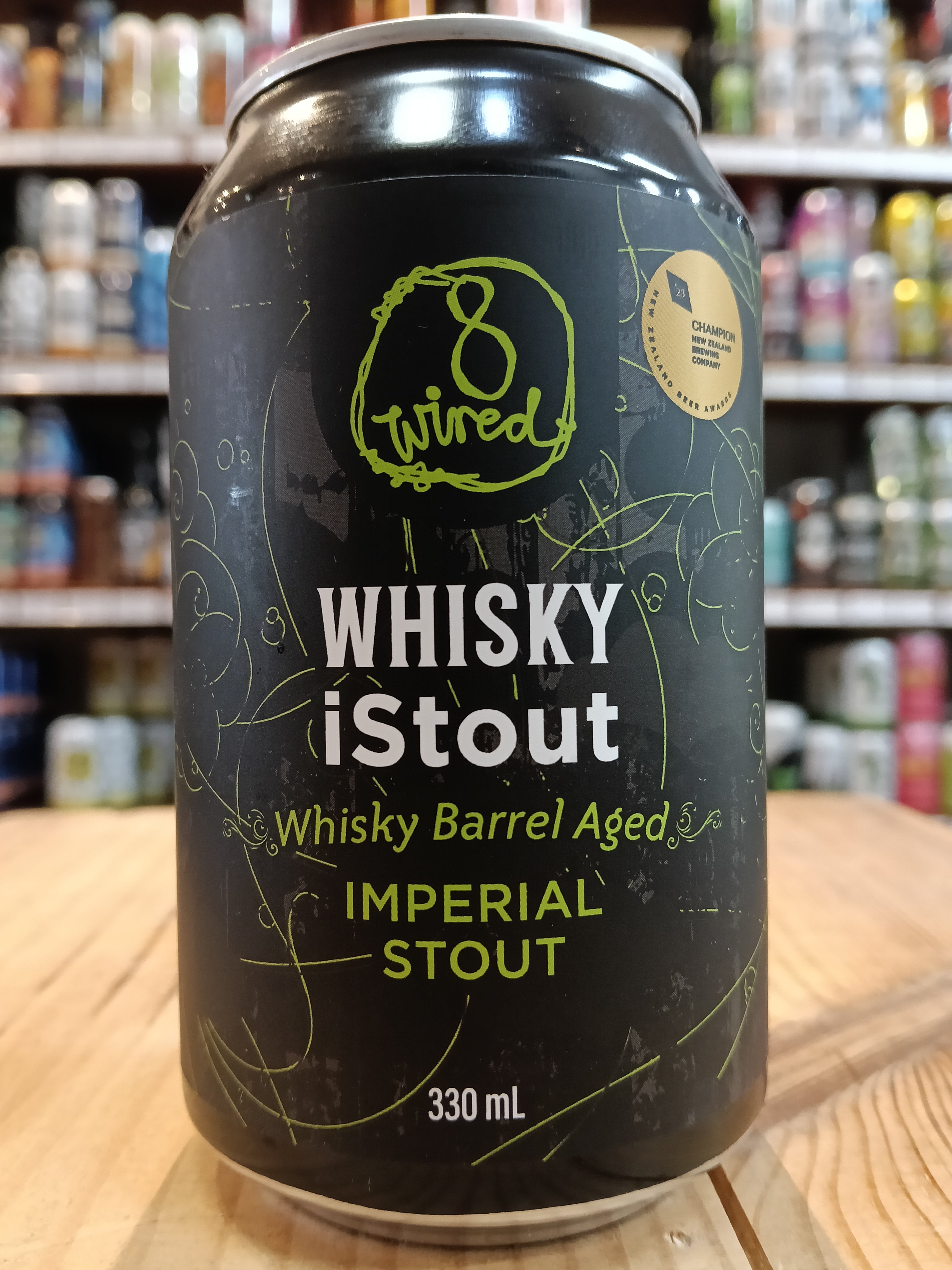 8 Wired Whisky iStout Barrel Aged Imperial Stout 330ml Can