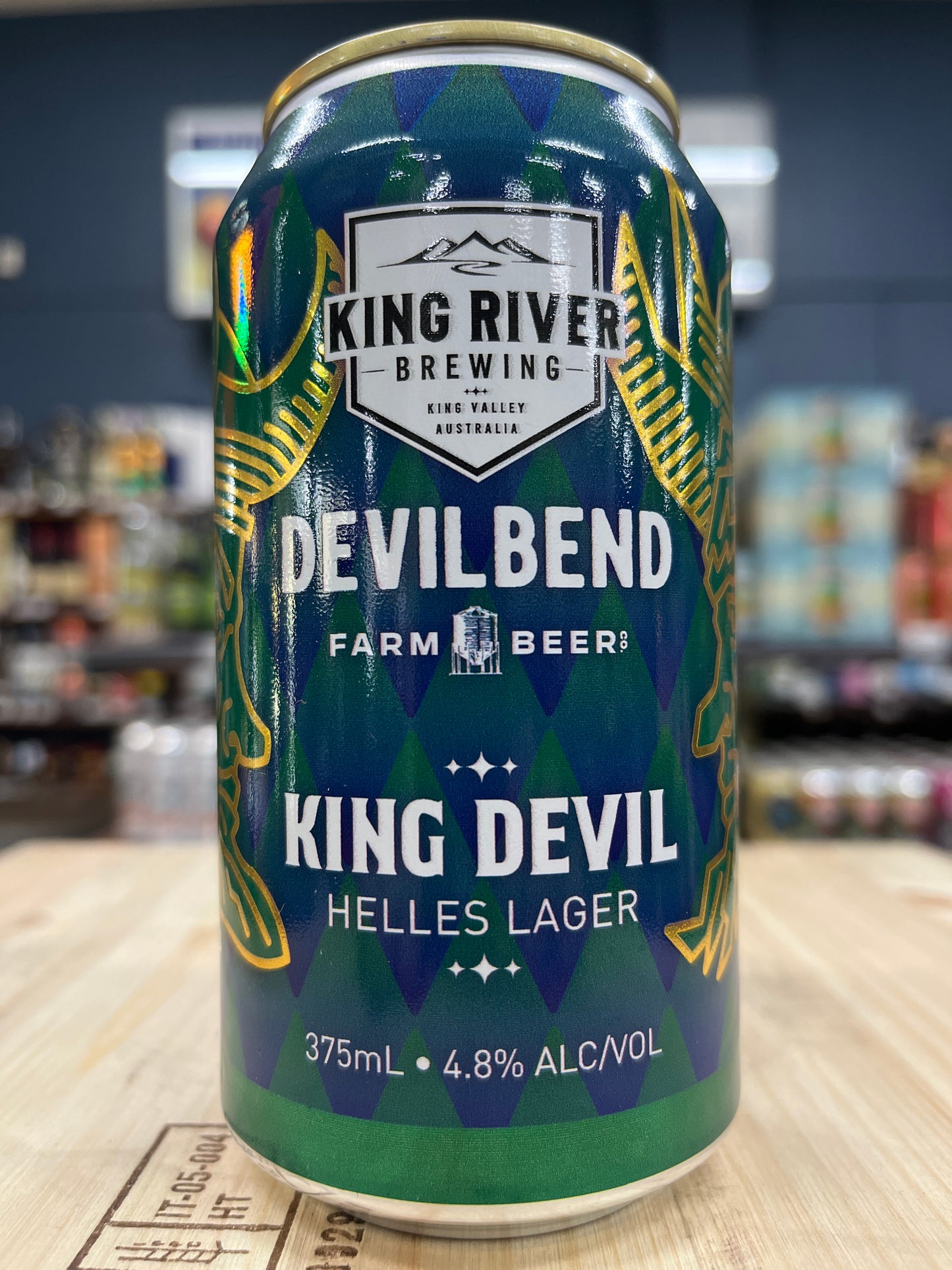 King River x Devilbend King Devil Helles Lager 375ml Can