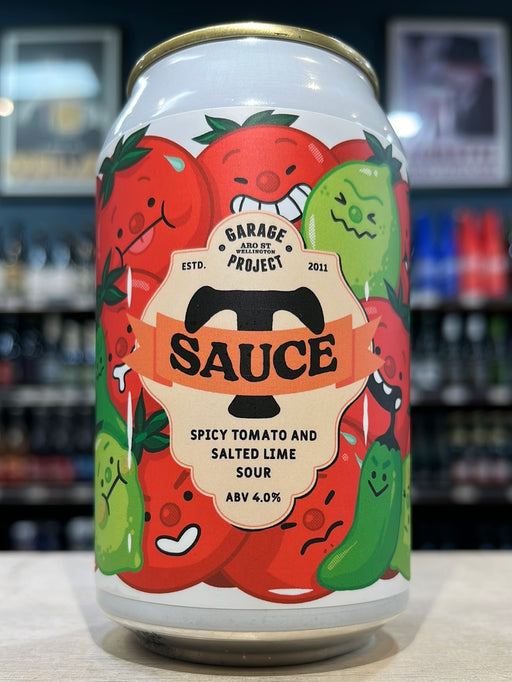 Garage Project T-Sauce Spicy Tomato & Salted Lime Sour 330ml Can