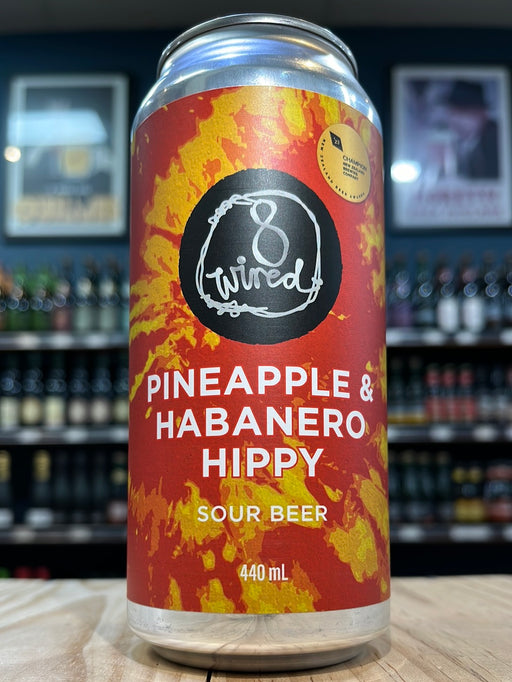 8 Wired Pineapple & Habanero Hippy Sour 440ml Can