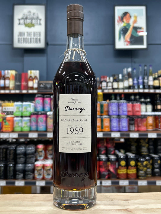 Francis Darroze 1989  Bellair Grand­ Bas- Armagnac 50% 700ml