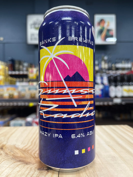 Banks Sunset Radio Hazy IPA 500ml Can