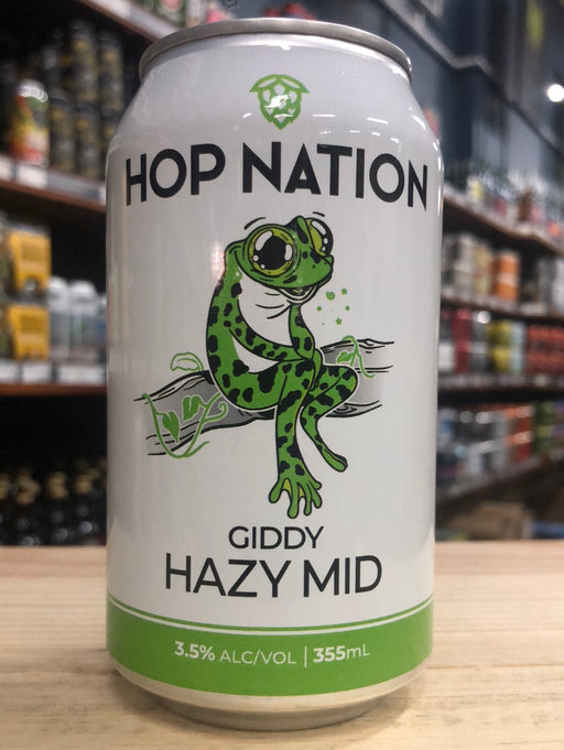 Hop Nation Giddy Hazy Mid 355ml Can