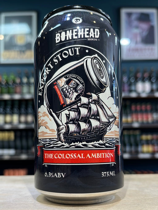 Bonehead The Colossal Ambition Export Stout 375ml Can