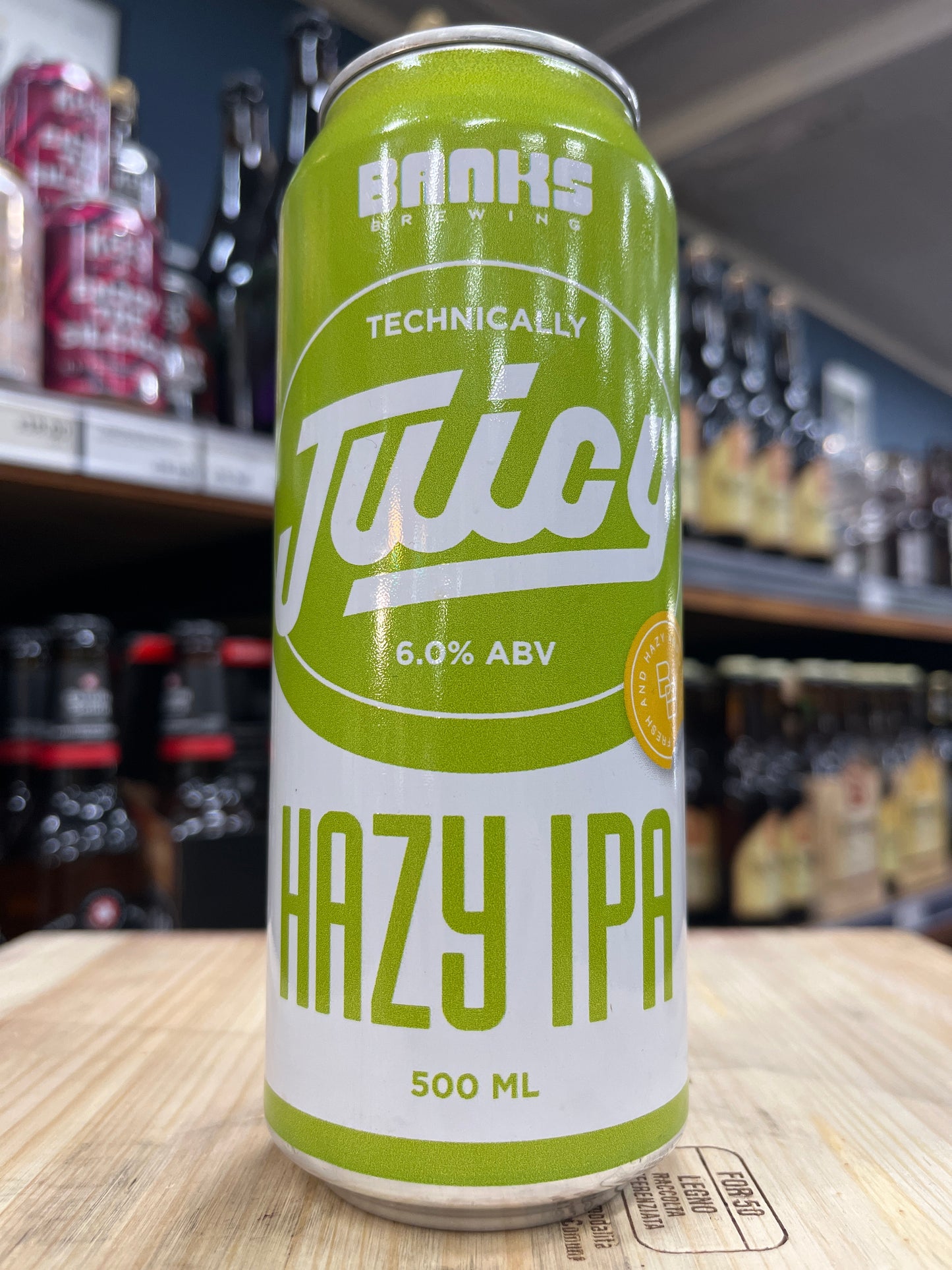 Banks Technically Juicy Hazy IPA 500ml Can