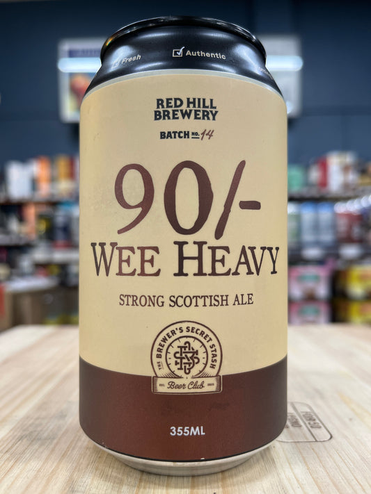 Red Hill 90 Shilling Wee Heavy Strong Scottish Ale 355ml Can