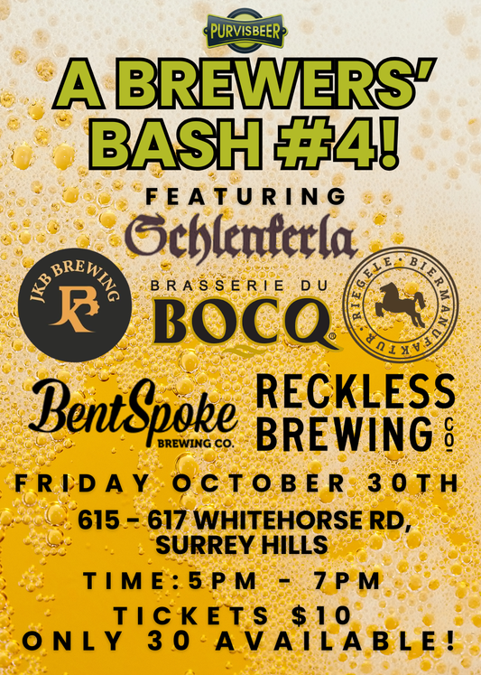 Event Booking - A Brewers' Bash #4 October 2026