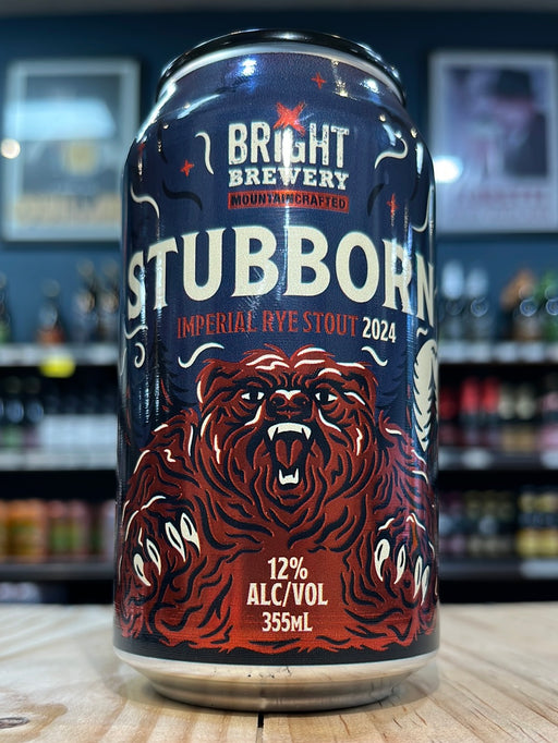 Bright Stubborn 2024 Imperial Rye Stout 375ml Can