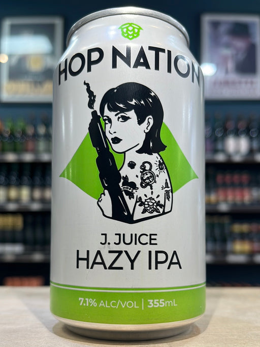 Hop Nation J. Juice Hazy IPA 355ml Can