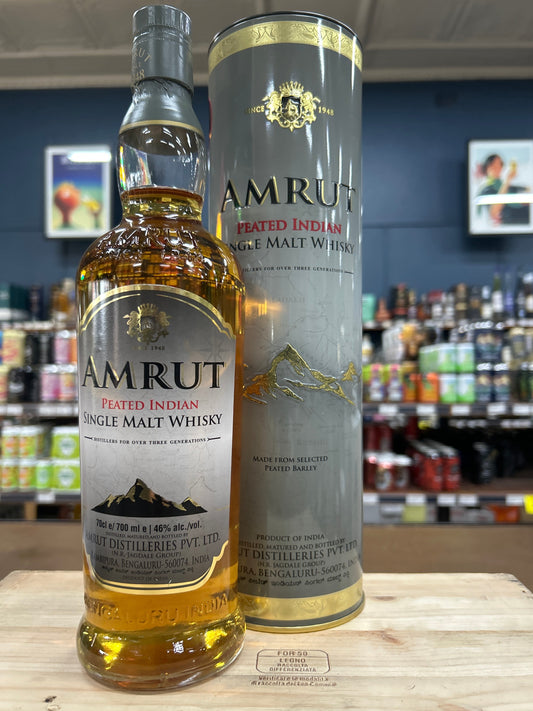 Amrut Peated Single Malt Whisky 46% 700ml