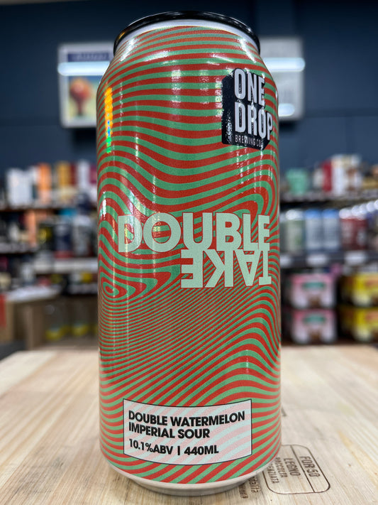 One Drop Double Take Double Watermelon Imperial Sour 440ml Can