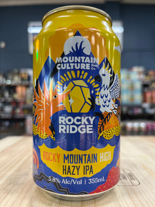 Mountain Culture x Rocky Ridge Rocky Mountain High Hazy IPA 355ml Can