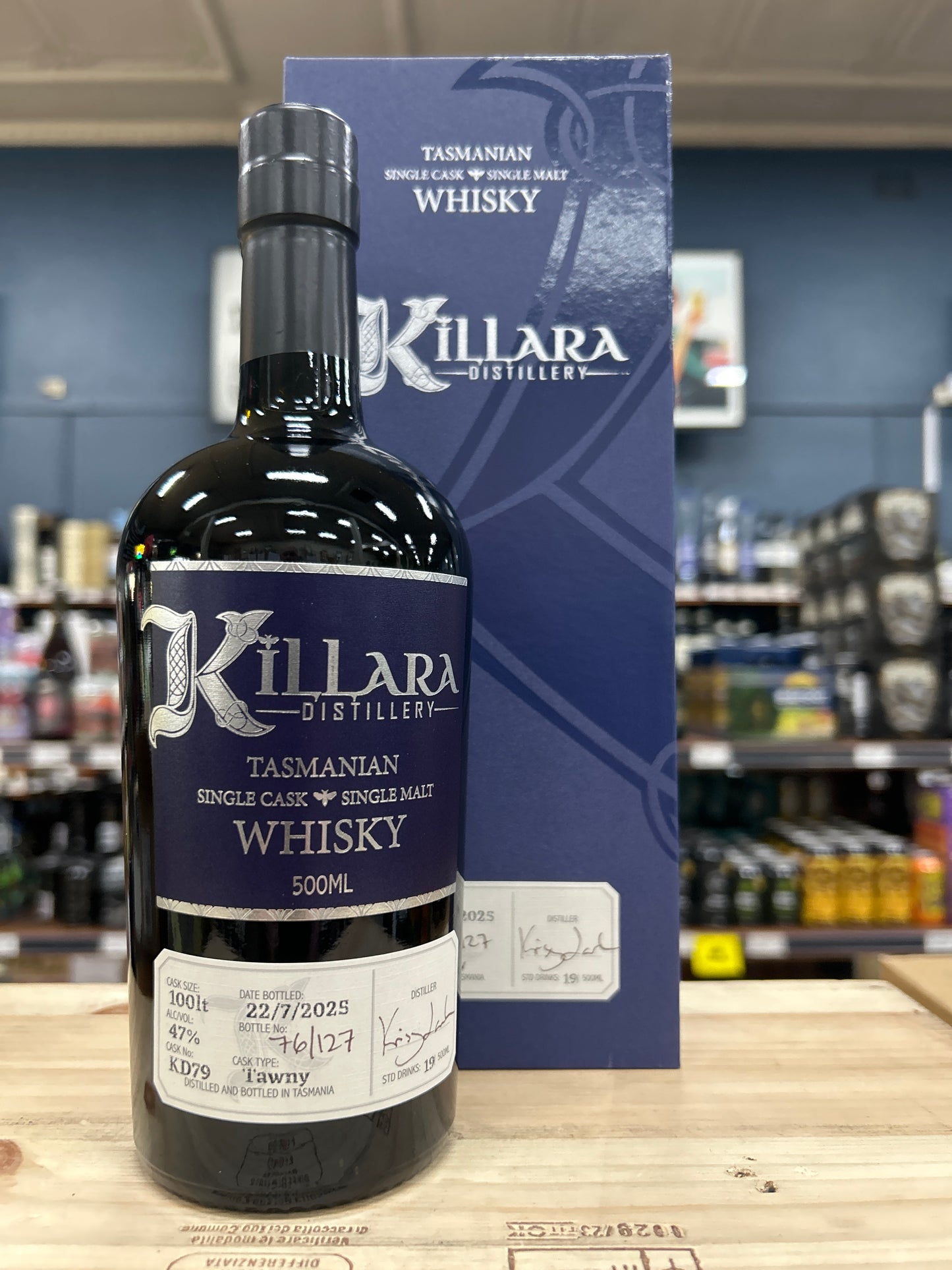 Killara Distillery Tawny Cask Single Malt Whisky 700ml