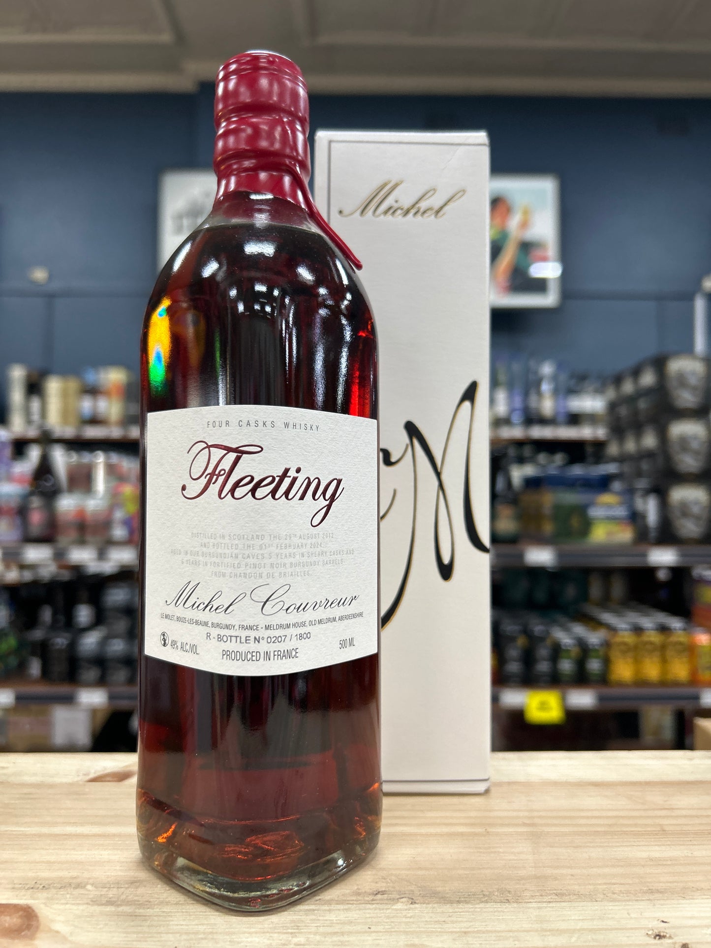 Michel Couvreur Whisky Fleeting Q 54% 375ml