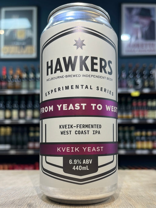 Hawkers Yeast to West Kviek West Cost IPA 440ml Can