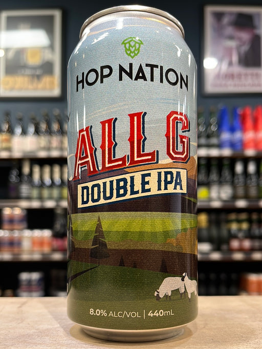 Hop Nation All G Double IPA 440ml Can