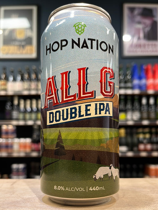 Hop Nation All G Double IPA 440ml Can