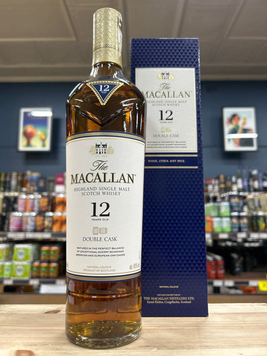 The Macallan Double Cask Strength 12yr Old Whisky 700ml