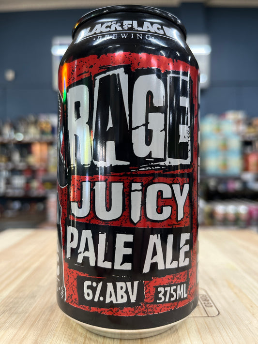 Black Flag Rage Juicy Pale Ale 375ml Can