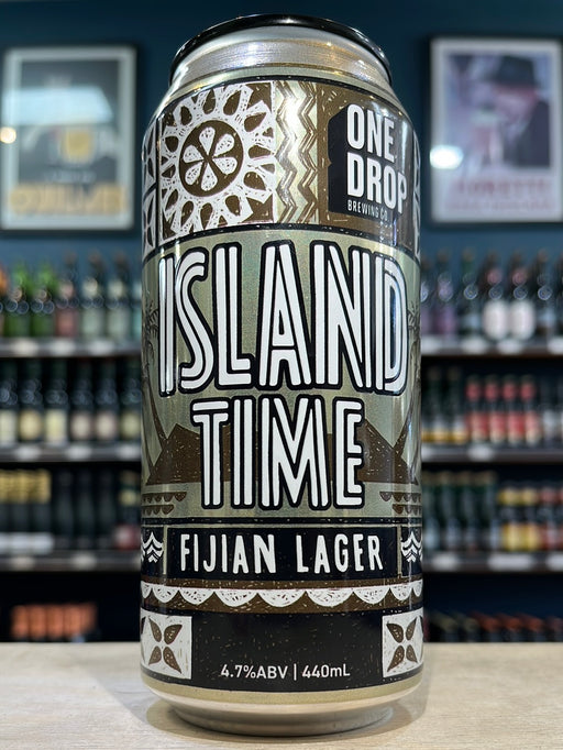 One Drop Island Time Fijian Lager 440ml Can