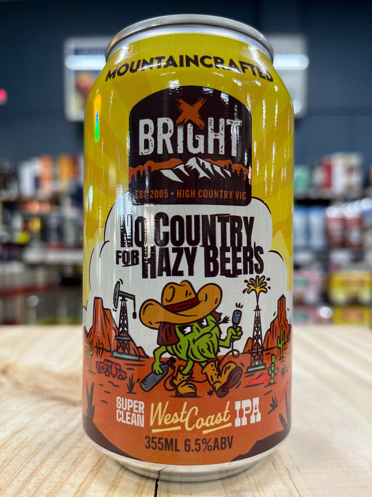 Bright No Country For Hazy Beers Super Clean West Coast IPA 355ml Can