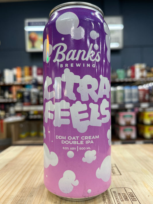 Banks Citra Feels DDH Oat Cream Double IPA 500ml Can