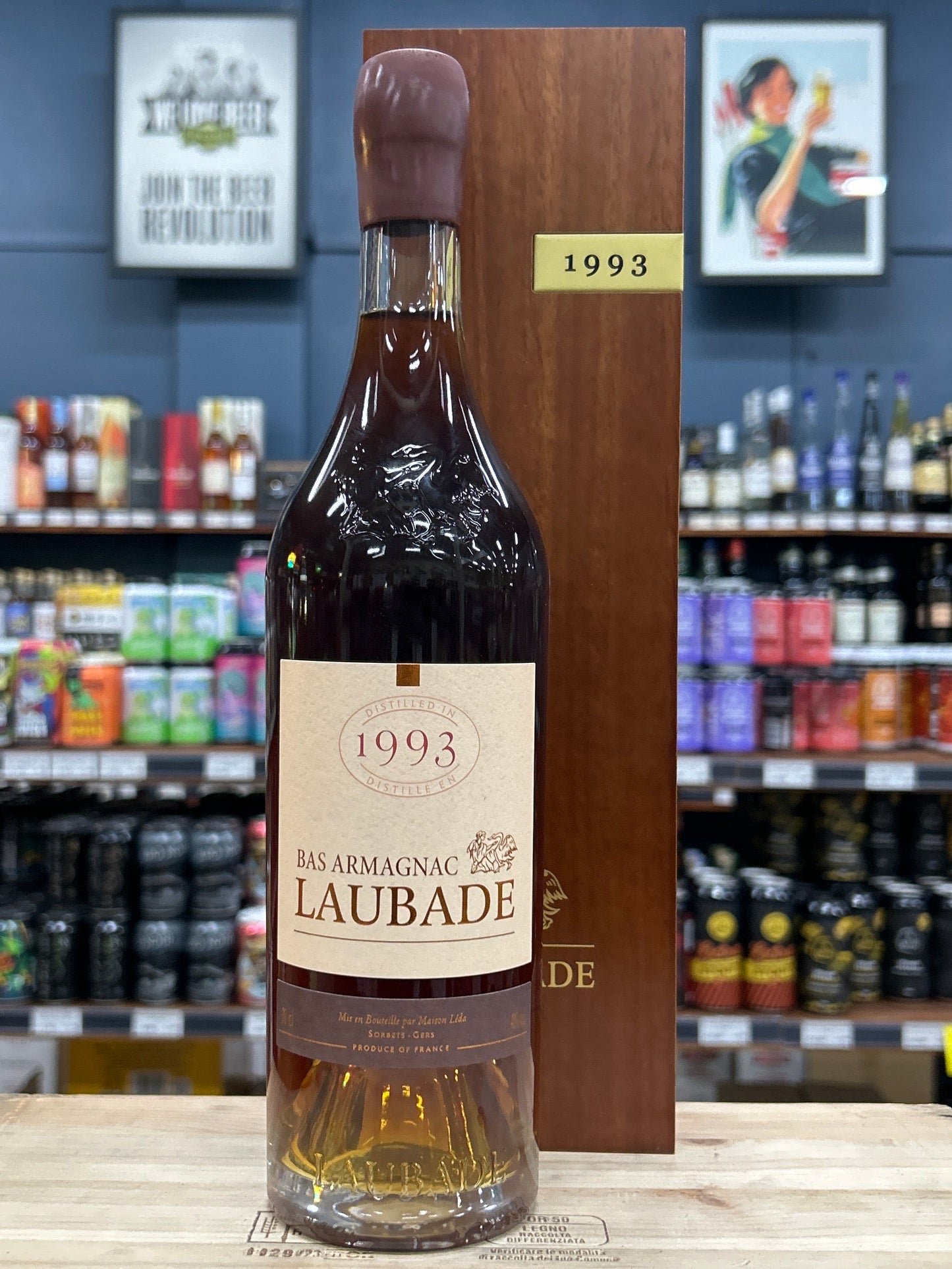 Chateau de Laubade Cask Strength Bas Armagnac Vintage 1993 700ml