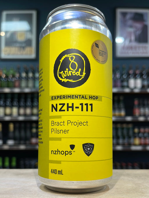 8 Wired Experimental Hop NZH-111 Bract Project Pilsner 440ml Can