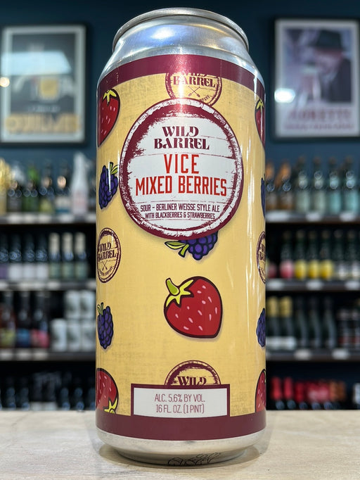Wild Barrel Vice Mixed Berries Sour 473ml Can