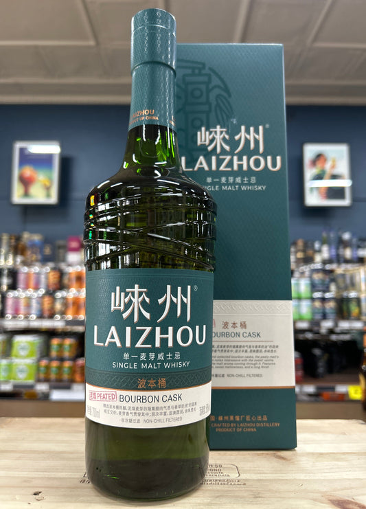 Laizhou Peated Bourbon Cask Single Malt Whisky 50% 700ml