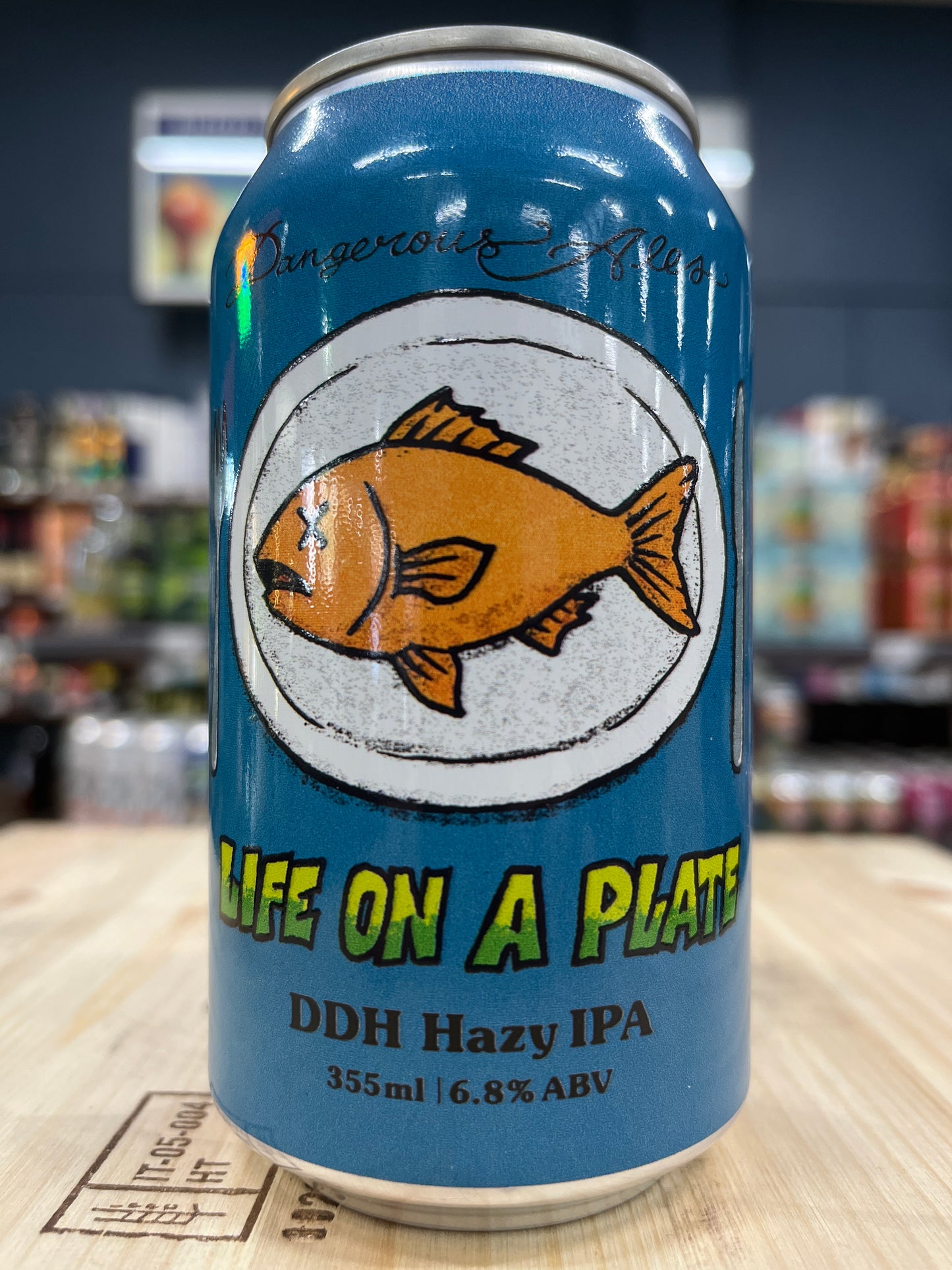 Dangerous Ales Life On A Plate DDH Hazy IPA 355ml Can