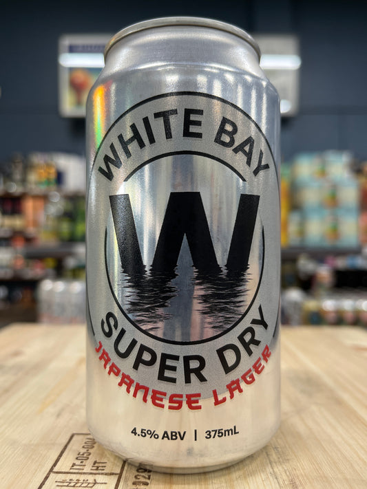 White Bay Super Dry Japanese Lager 375ml Can