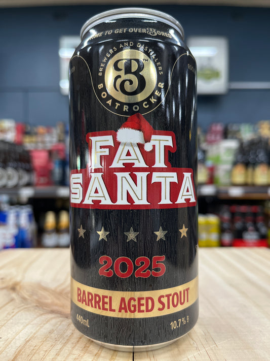 Boatrocker Fat Santa Whisky Barrel Aged Imperial Stout 2025 440ml Can