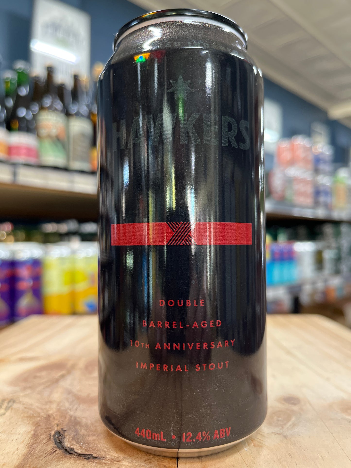 Hawkers X Double Barrel Aged 10th Anniversary Imperial Stout 440ml Can