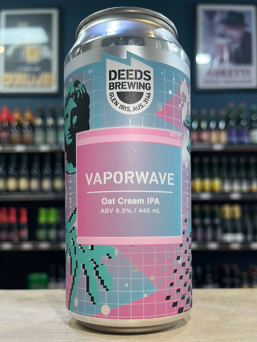 Deeds Vaporwave Oat Cream IPA 440ml Can