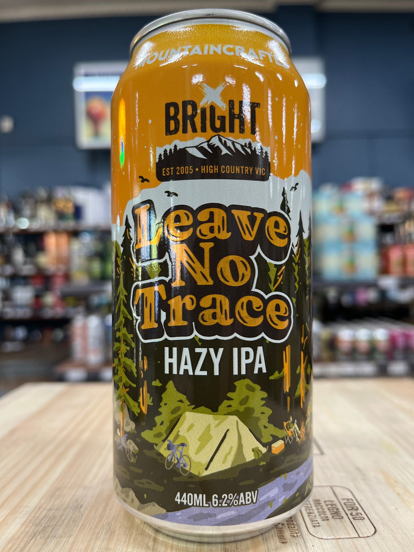 Bright Leave No Trace Hazy IPA 440ml Can