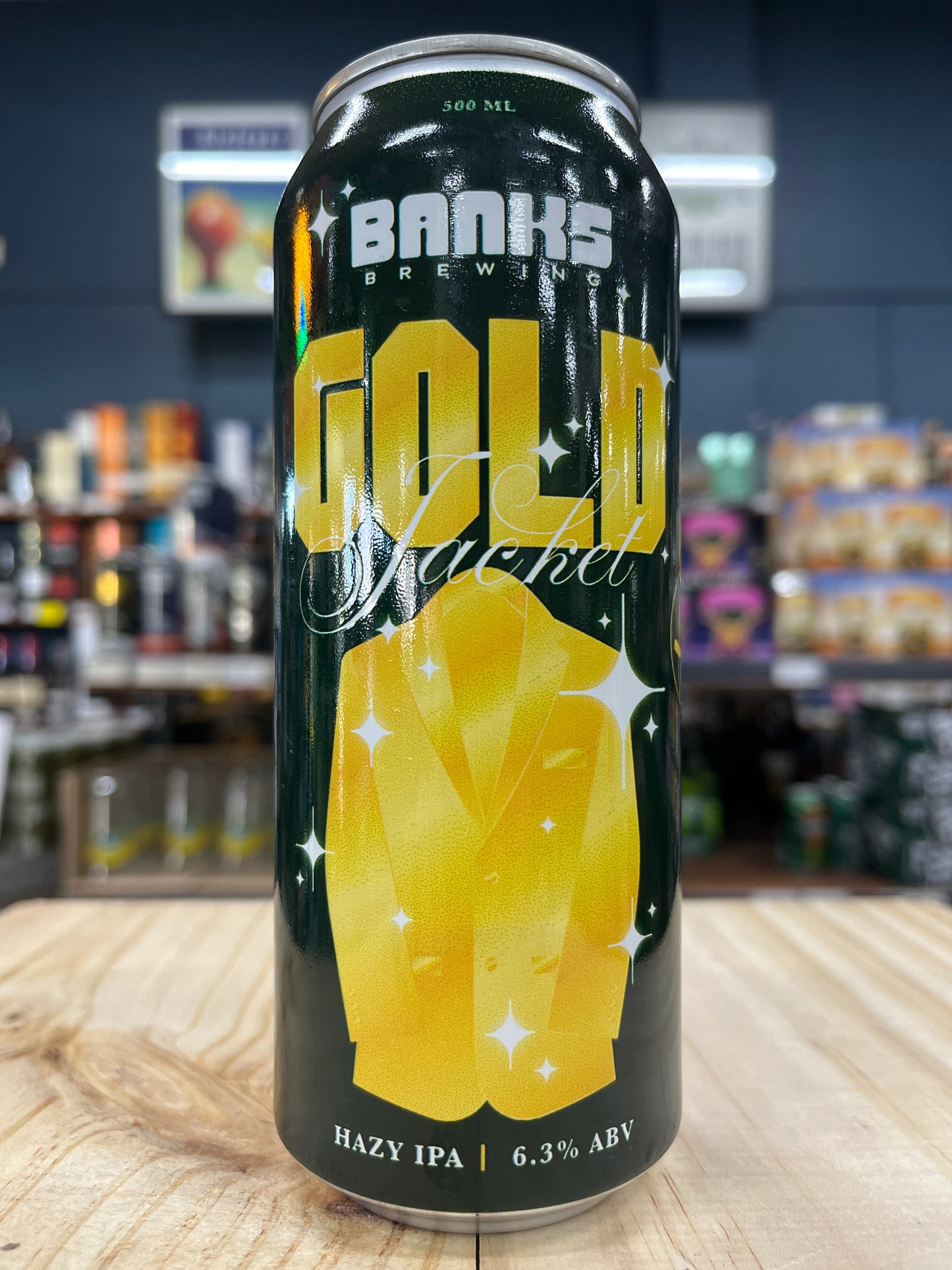 Banks Gold Jacket Hazy IPA 500ml Can