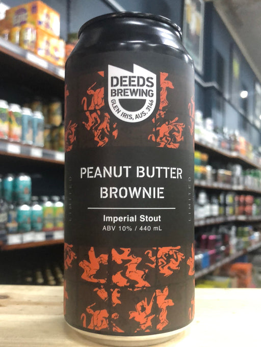 Deeds Peanut Butter Brownie Imperial Stout 440ml Can Single