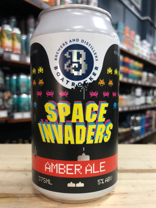 Boatrocker Space Invaders Amber Ale 375ml Can