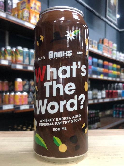 Banks What's The Word BA Imp Pastry Stout 500ml Can